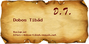 Dobos Tibád névjegykártya